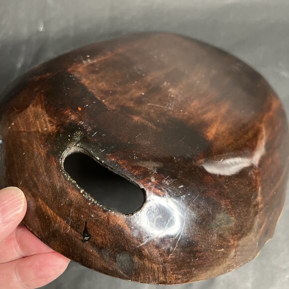 Vintage Mexican Batea Tray – Hand-Painted Wood Folk Art  Floral Serving Dish VTG - Picture 12 of 14